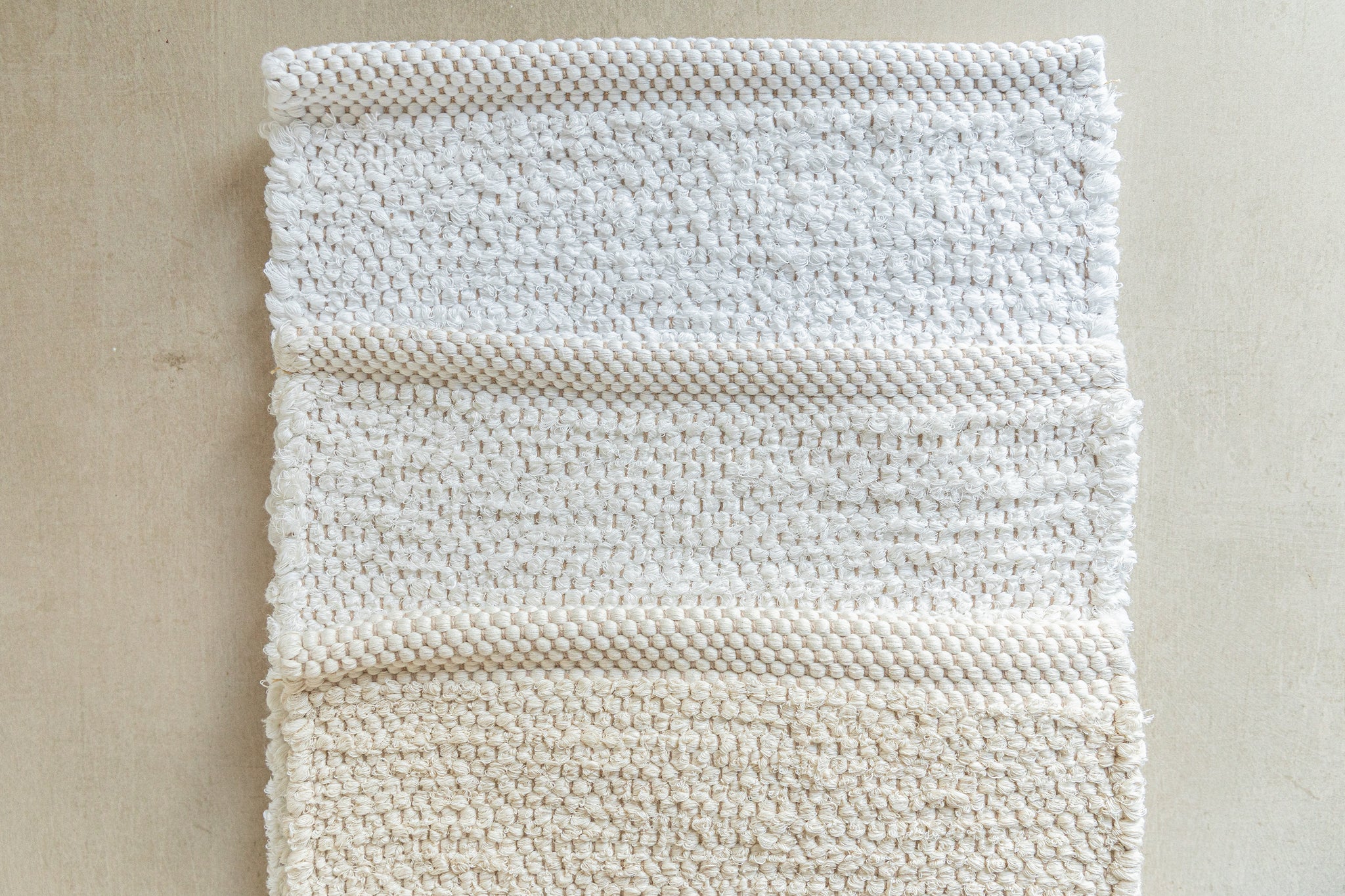 Luca Recycled Cotton Rug - Pure White